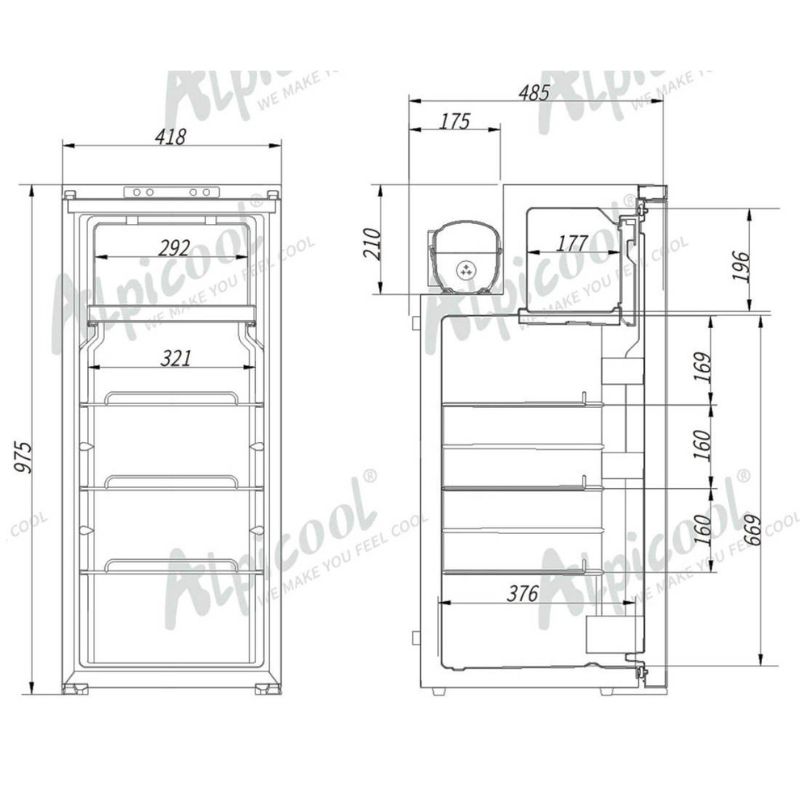 Nevera Alpicool CoolZone CR90X - Imagen 3